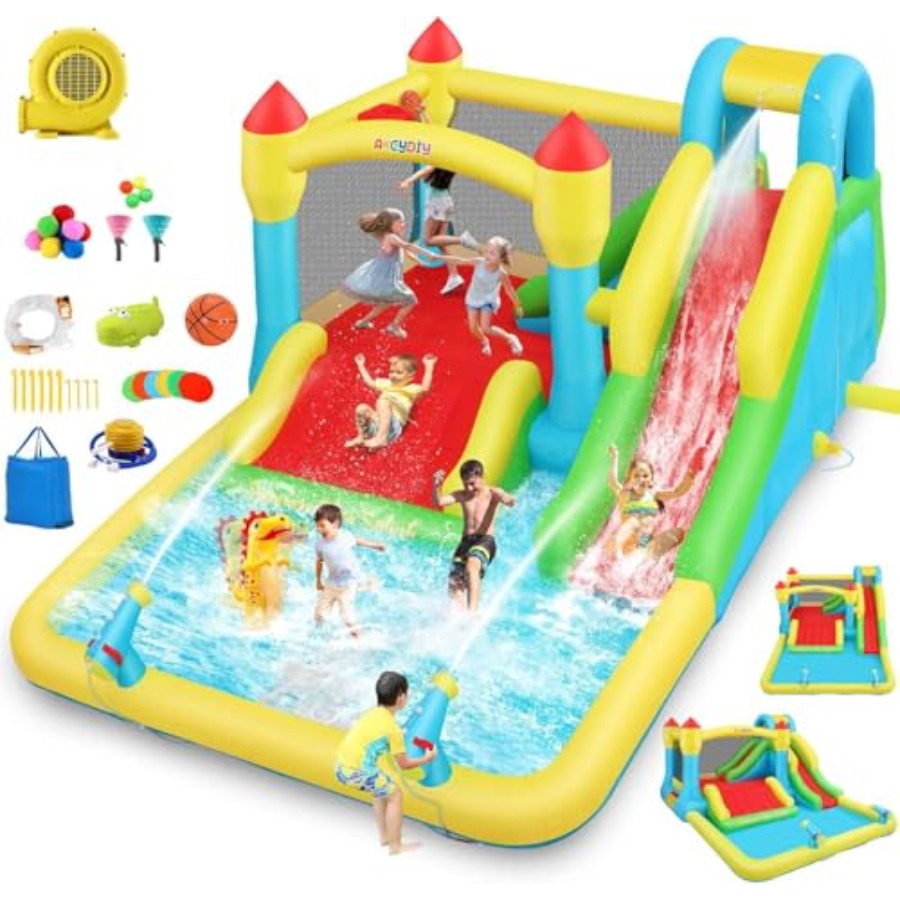 Kids Outdoor Water Slide - Outdoor/Indoor inflatable water bounce house for