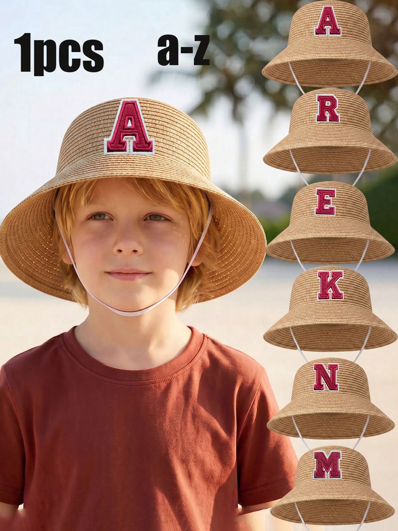 Play Kids Outdoor - 1Pc 3-8Y Boys Coffee Bow Straw