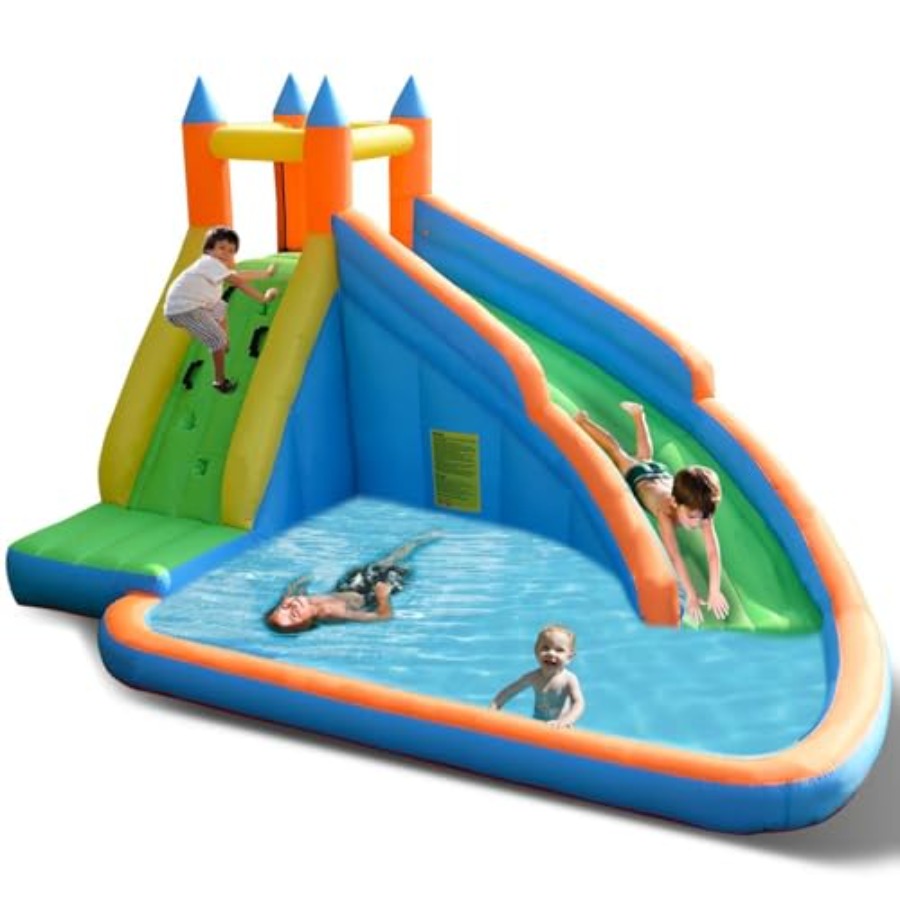 Kids Outdoor Water Slide - Backyard outdoor inflatable water slide for