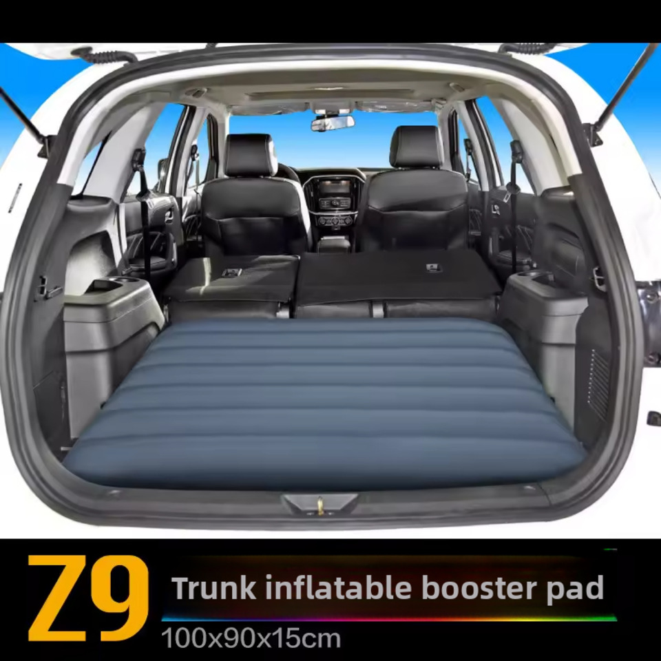 Kids Outdoor Car - Car Inflatable Bed With Trunk Booster
