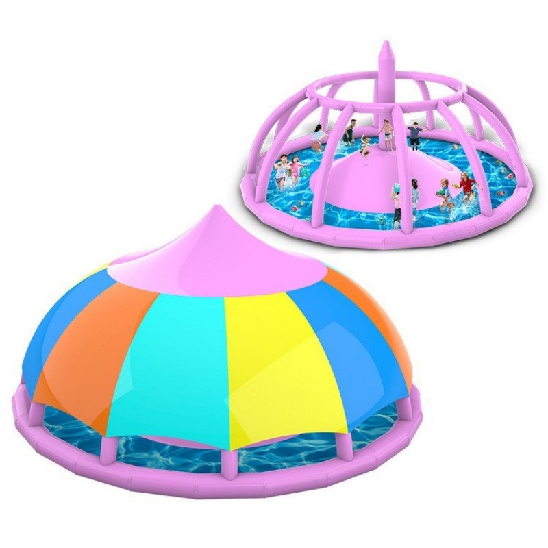 Kids Outdoor Play Tent - Upgraded Sunshade Inflatable Swimming Pool for
