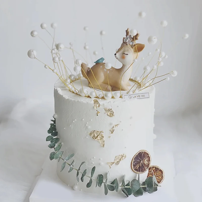 Kids Outdoor Merry Go Round - Cake Topper Birthday Party Baby Deer