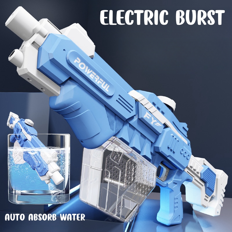 Kids Outdoor Play Area - Children Electric Burst Water Gun Fully