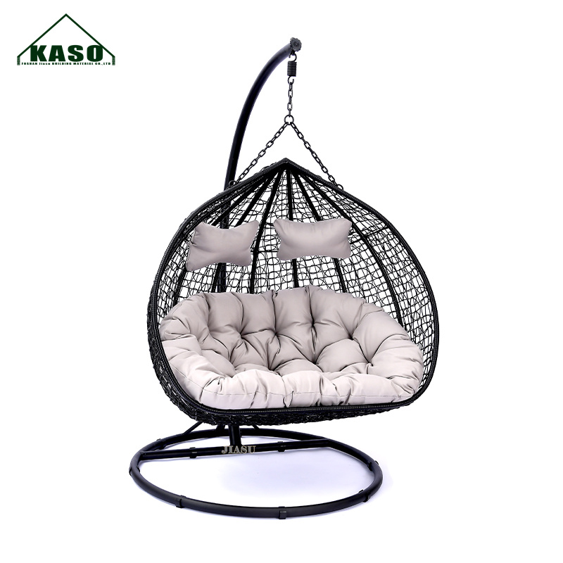 Kids Outdoor Egg Chair - Patio Swing With Stand Outdoor Furniture