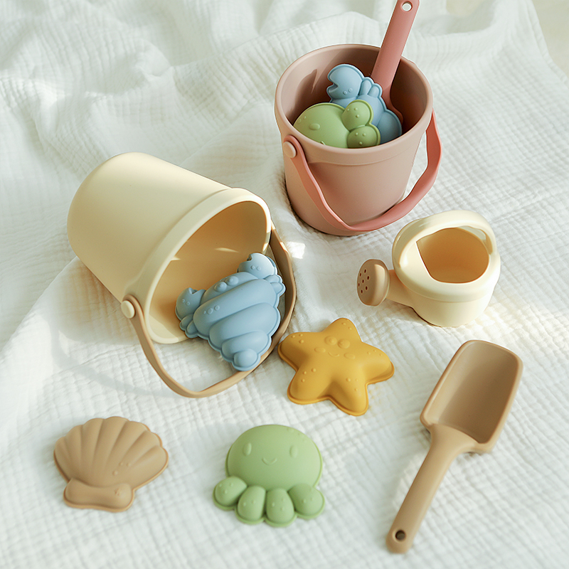 7Pcs Kids Silicone Beach Toys  - Kids Outdoor Storage recension och pris