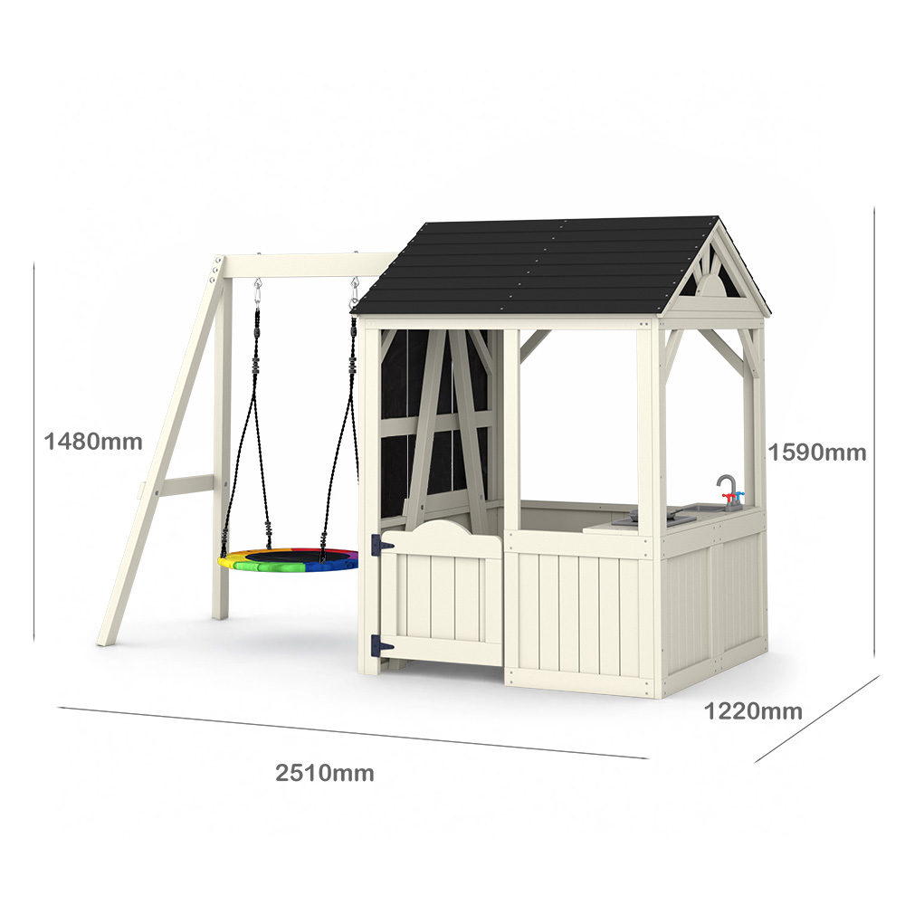 Garden Buildings Furniture Kid - Kids Outdoor House With Kitchen recension och pris