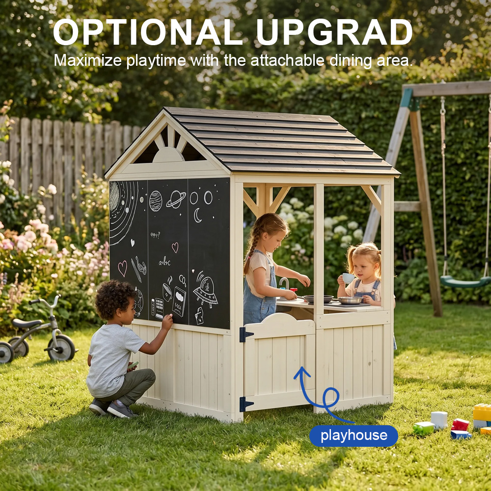 Garden Buildings Furniture Kid - Kids Outdoor House With Kitchen recension och pris