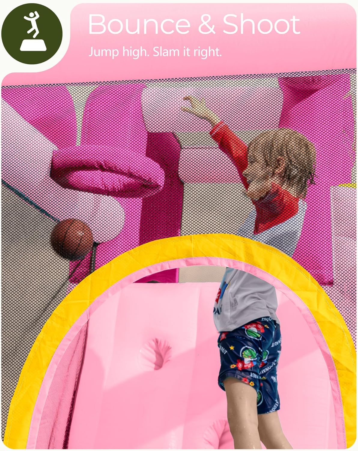 Pink Inflatable Water Slide Bo - Kids Outdoor Water Slide recension och pris