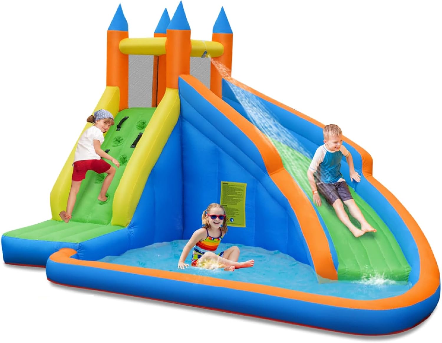 Giant Inflatable Water Park Bo - Kids Outdoor Water Slide recension och pris