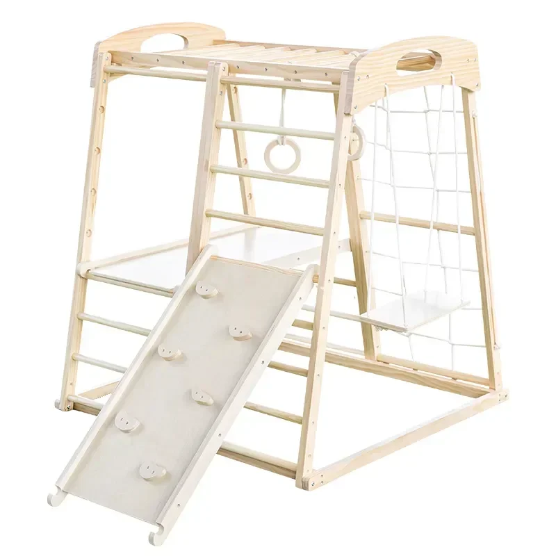 Wooden Climbing Frame Playgrou - Kids Outdoor Wooden Climbing Frame recension och pris