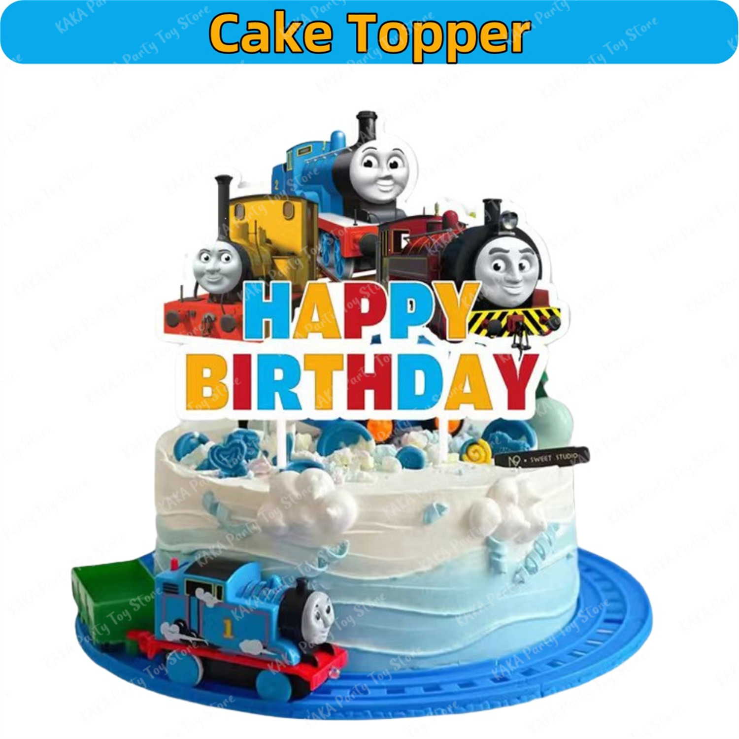 25Pcs Thomas Happy Birthday Ca - Kids Outdoor Merry Go Round recension och pris