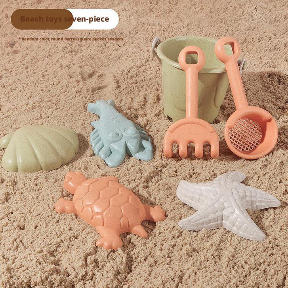 7Pcs Beach Sand Toys Set for C - Kids Outdoor Storage recension och pris