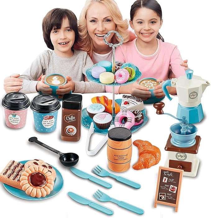 Pretend Play Simulation Coffee - Kids Outdoor House With Kitchen recension och pris