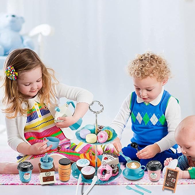 Pretend Play Simulation Coffee - Kids Outdoor House With Kitchen recension och pris