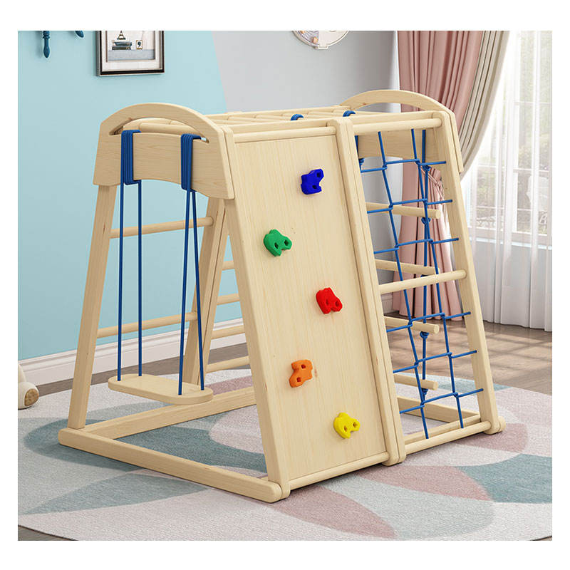Indoor Outdoor Wooden Children - Kids Outdoor Wooden Climbing Frame recension och pris
