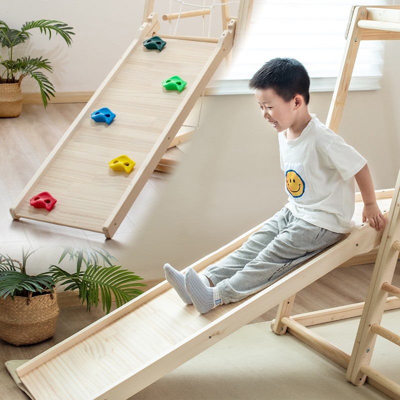 Jungle Gym Kids Outdoor Solid  - Kids Outdoor Wooden Climbing Frame recension och pris