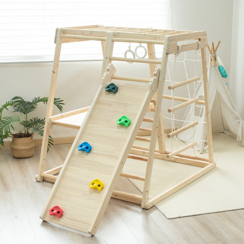 Jungle Gym Kids Outdoor Solid  - Kids Outdoor Wooden Climbing Frame recension och pris