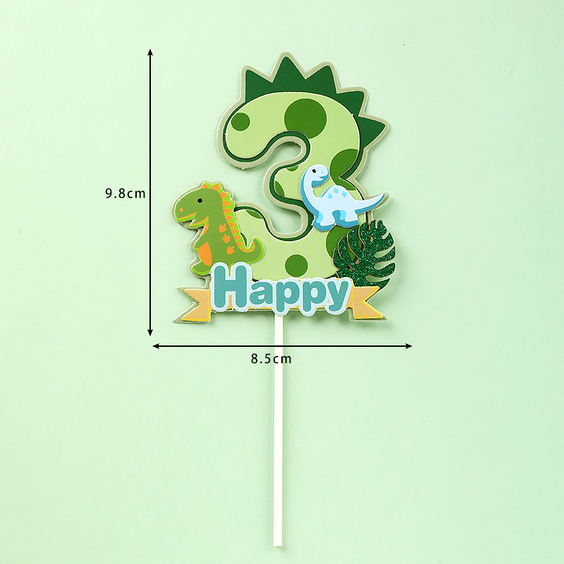 Dinosaur Palm Leaves Cake Topp - Kids Outdoor Merry Go Round recension och pris