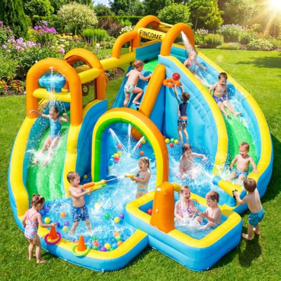 Backyard outdoor inflatable wa - Kids Outdoor Slide recension och pris