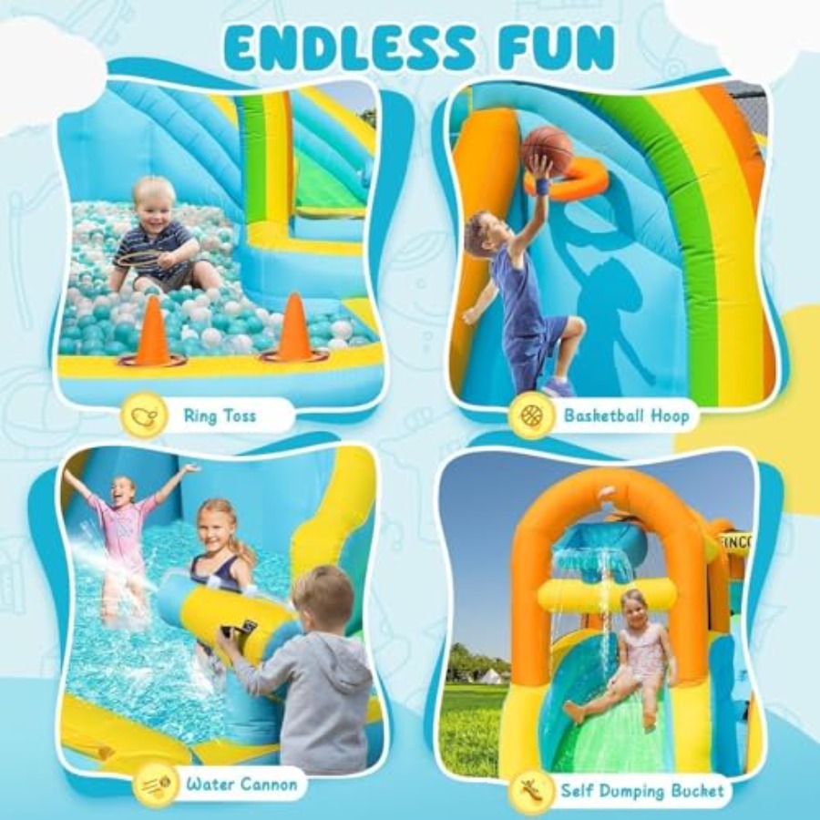 Backyard outdoor inflatable wa - Kids Outdoor Slide recension och pris