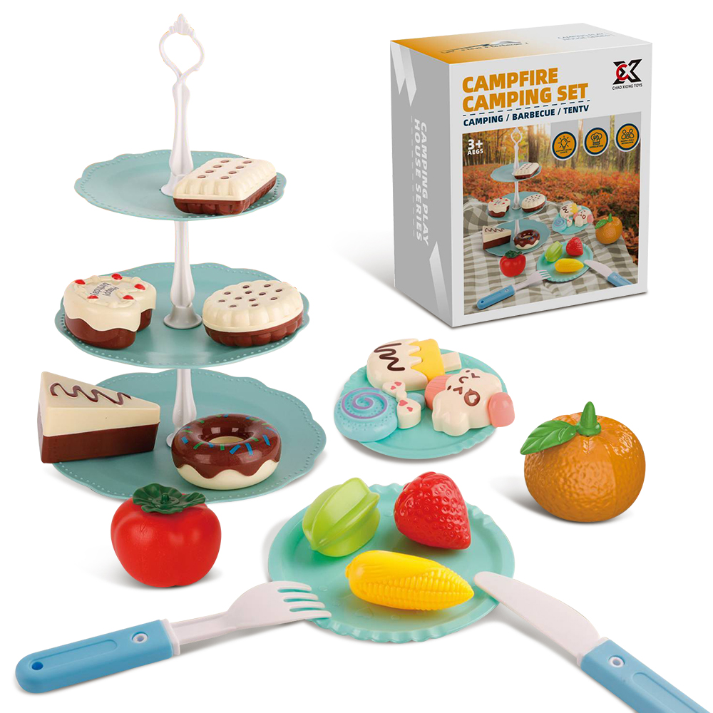 Picnic Playset,Play Food Sets  - Kids Outdoor House With Kitchen recension och pris