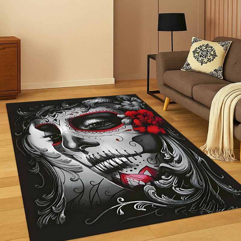 Gothic Skull Dead Girl Cartoon - Kids Outdoor Flooring recension och pris