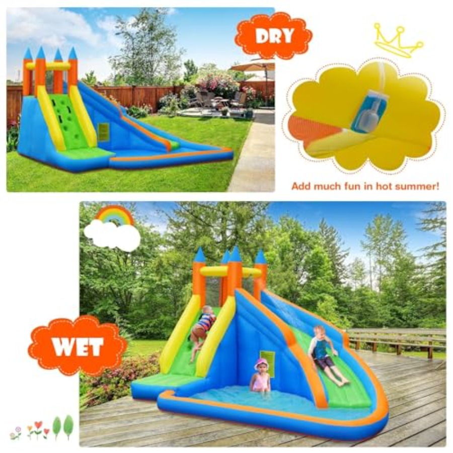 Backyard outdoor inflatable wa - Kids Outdoor Water Slide recension och pris