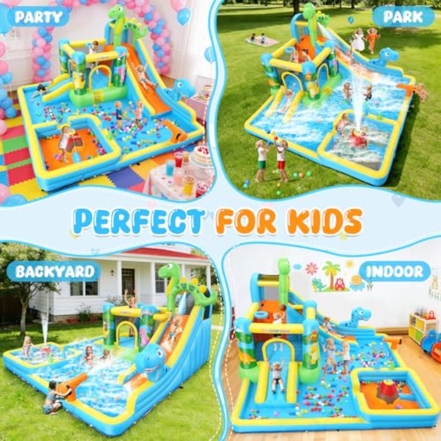 Outdoor backyard inflatable wa - Kids Outdoor Water Slide recension och pris