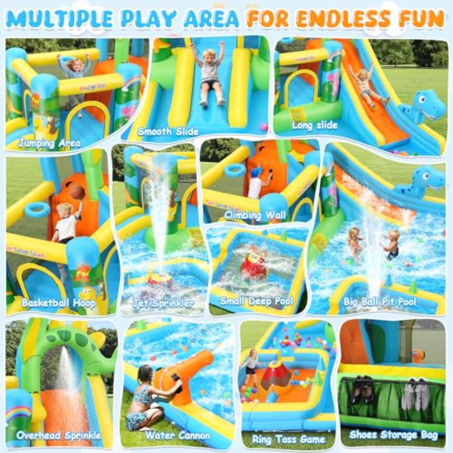 Outdoor backyard inflatable wa - Kids Outdoor Water Slide recension och pris