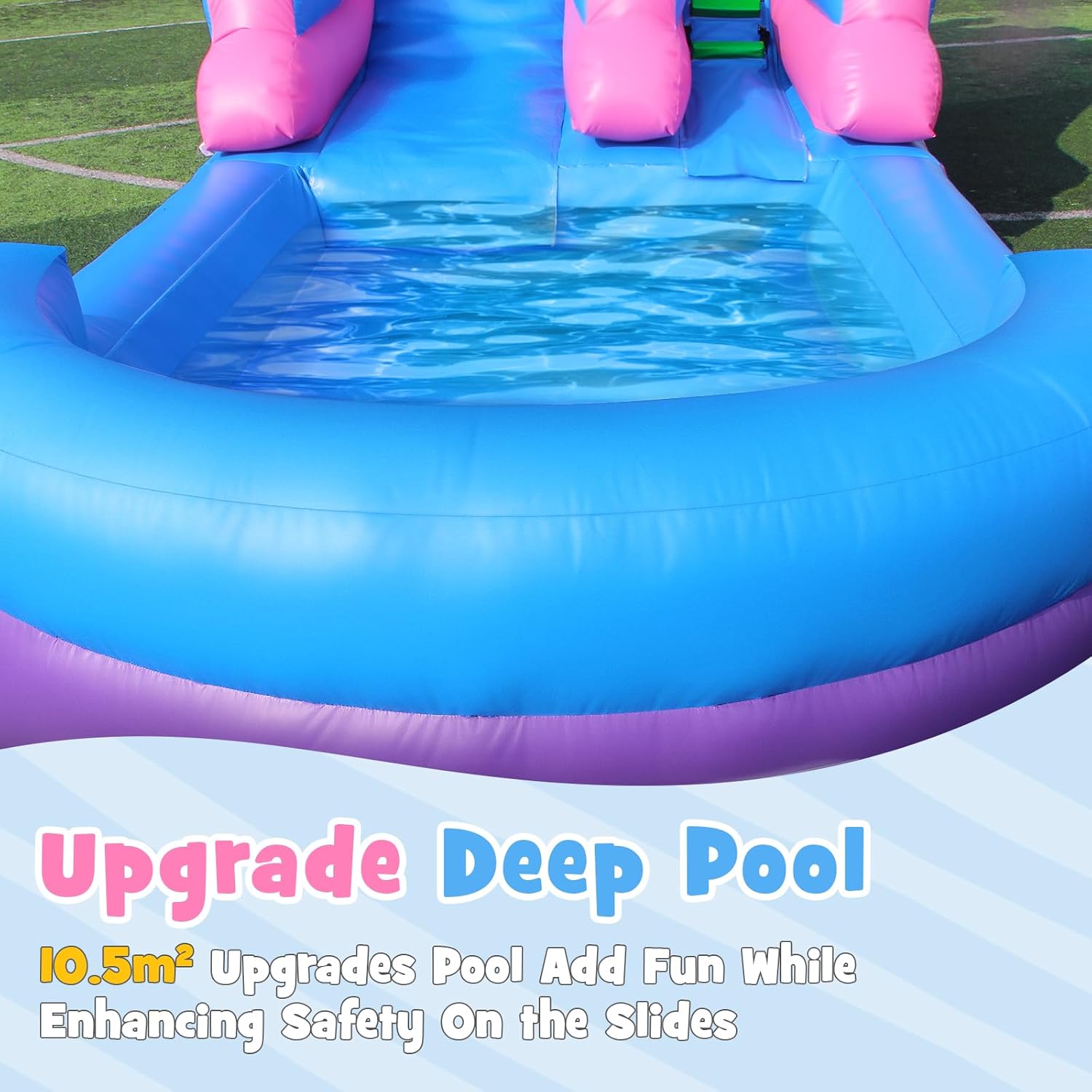 26.2 FT Heavy Duty Inflatable  - Kids Outdoor Water Slide recension och pris