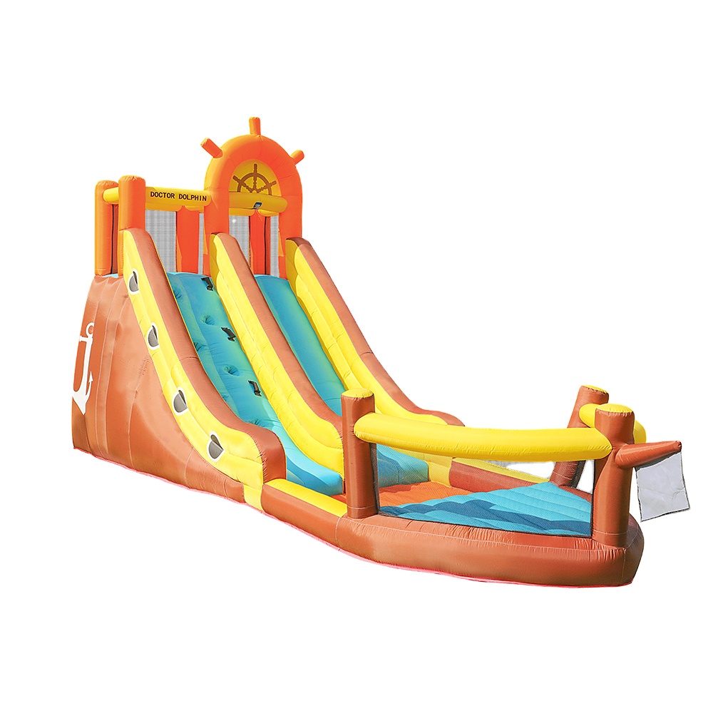 Doctor Dolphin Pirate Ship Out - Kids Outdoor Water Slide recension och pris