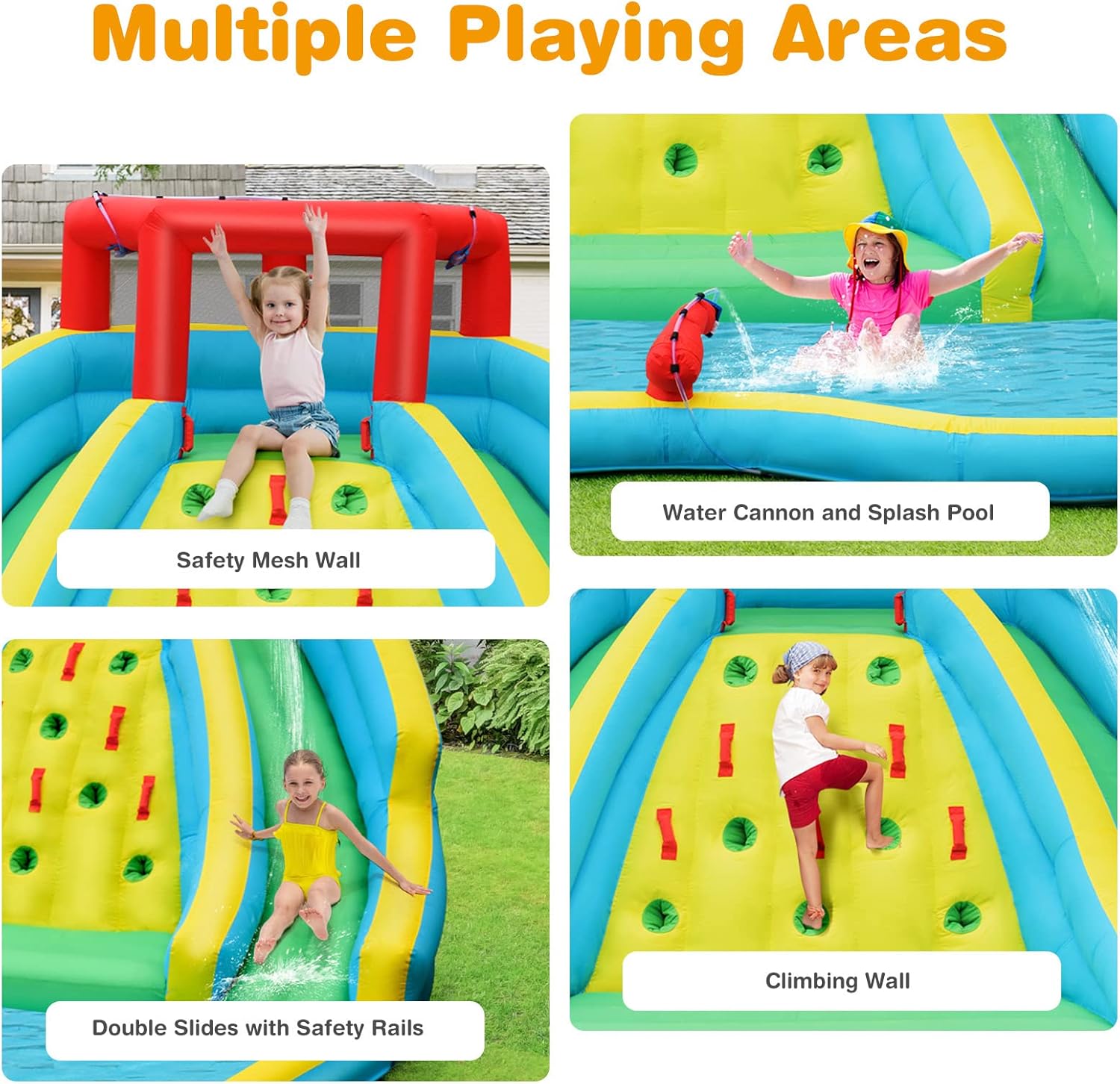 Giant Inflatable Water Slide f - Kids Outdoor Water Slide recension och pris