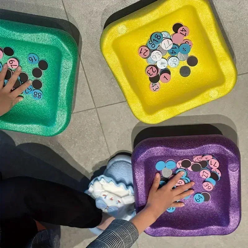 1/3PCS Rainbow Balance Steppin - Stepping Stone Foam recension och pris