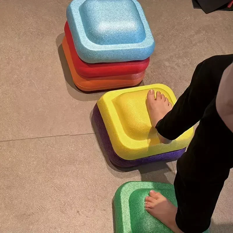 1/3PCS Rainbow Balance Steppin - Stepping Stone Foam recension och pris