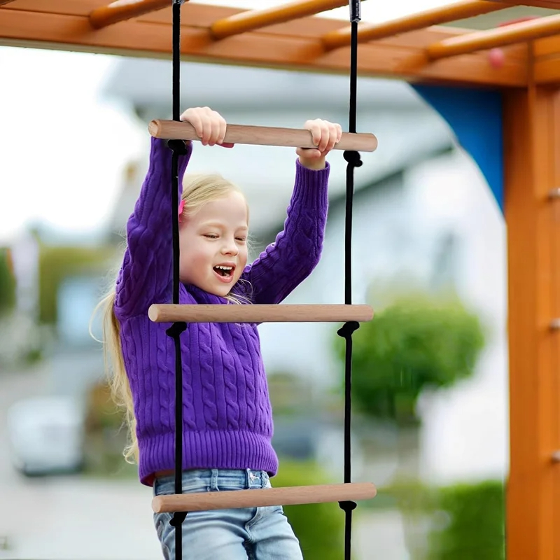 Children Climbing Rope Ladder  - Kids Outdoor Play Area recension och pris