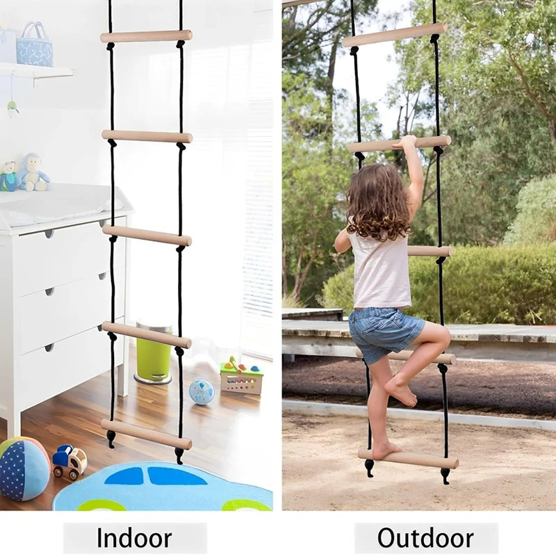 Children Climbing Rope Ladder  - Kids Outdoor Play Area recension och pris