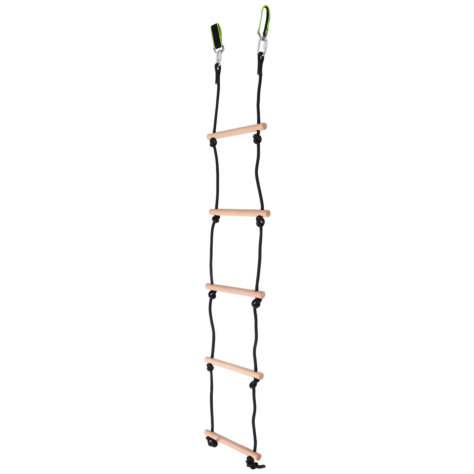 1Set Wooden Rope Ladder for Ch - Kids Outdoor Wooden Climbing Frame recension och pris