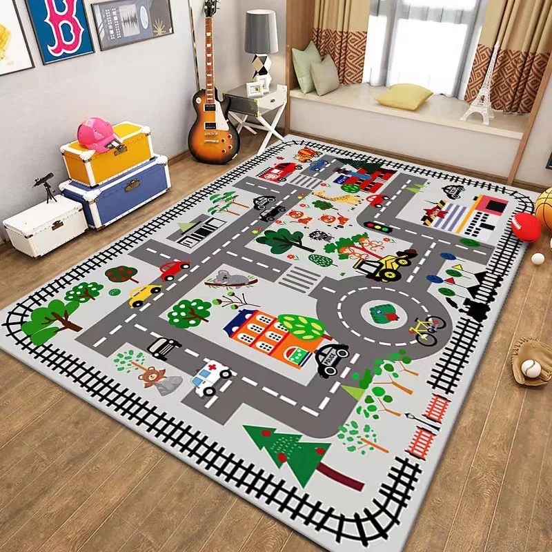 Colorful Kids City Map Play Ma - Kids Outdoor Play Area recension och pris