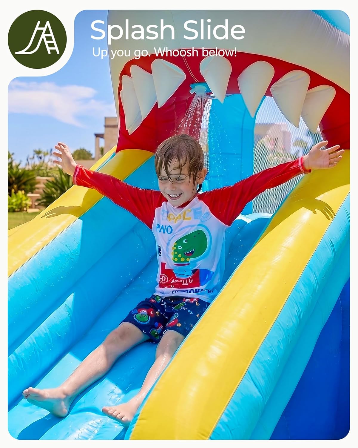 Kids Inflatable Water Slide Bo - Kids Outdoor Water Slide recension och pris