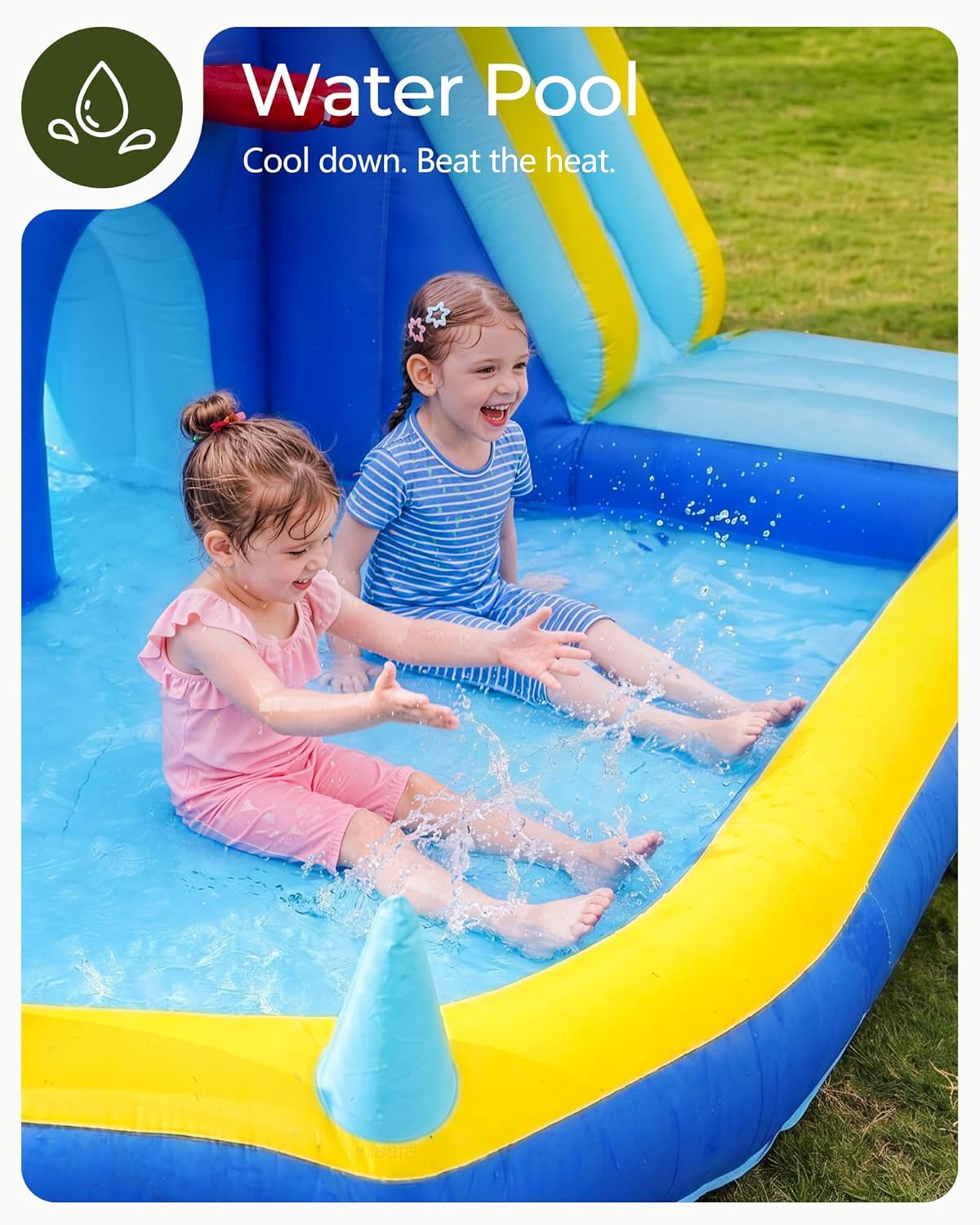 Kids Inflatable Water Slide Bo - Kids Outdoor Water Slide recension och pris