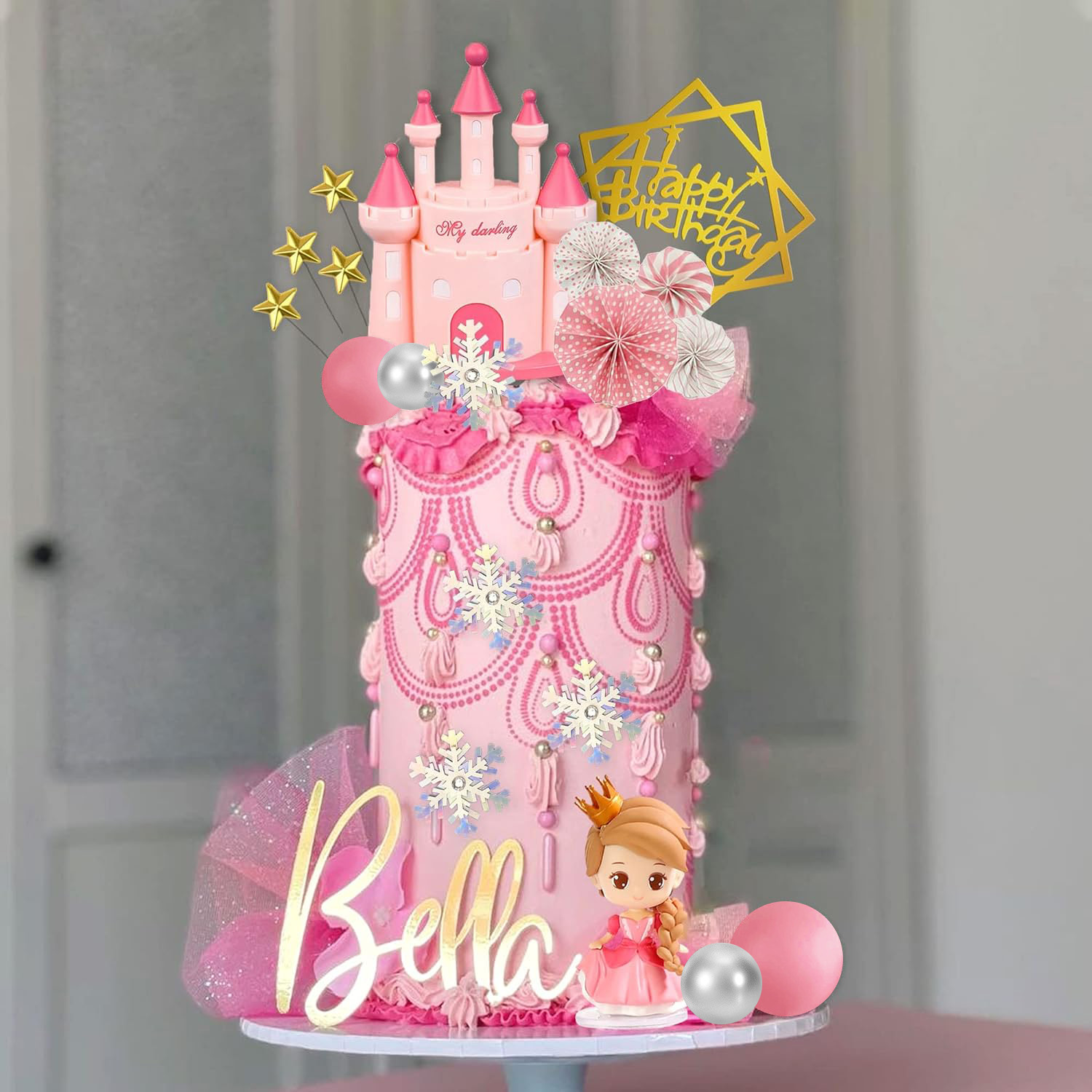 Princess Cake Topper Castle Ca - Kids Outdoor Merry Go Round recension och pris