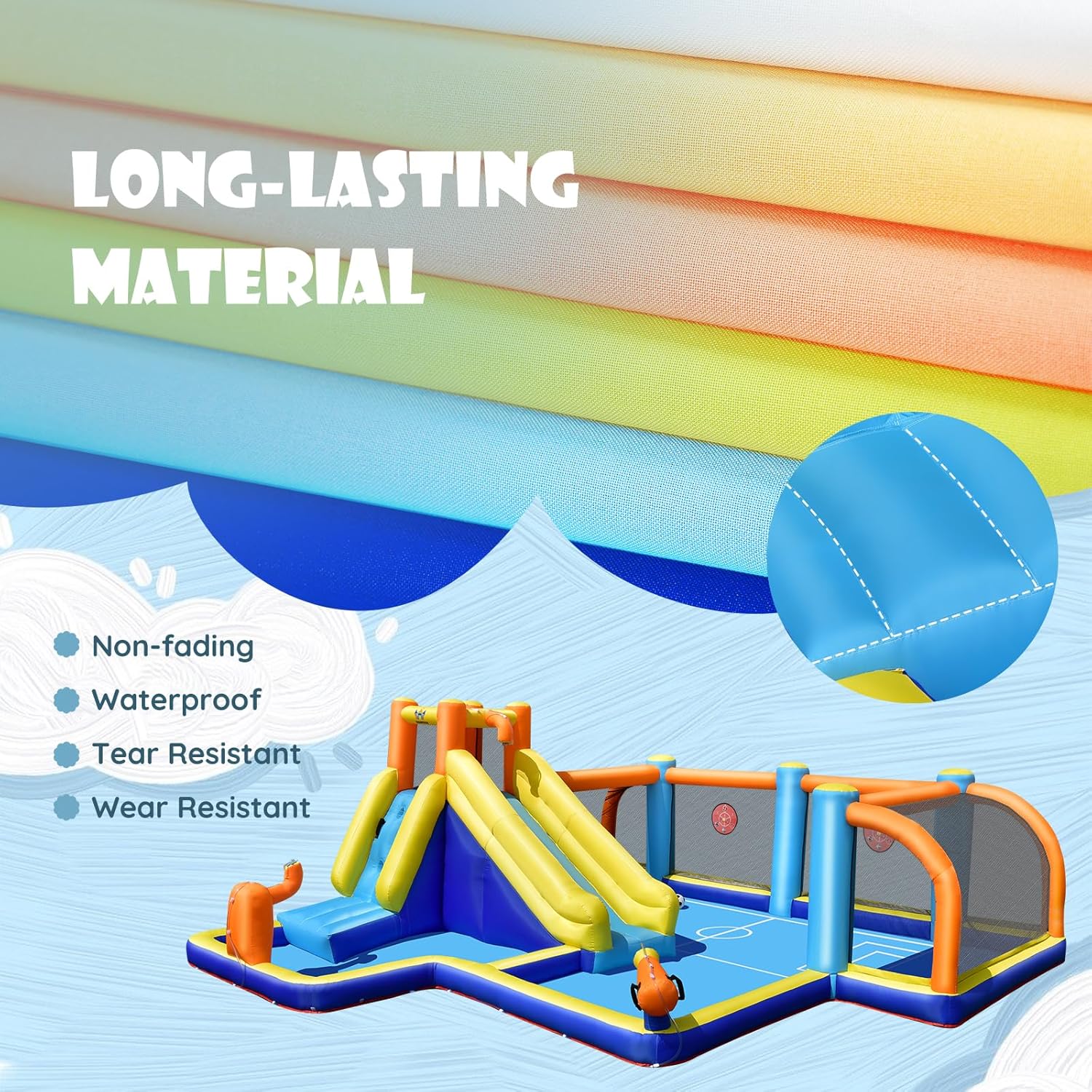 Giant Inflatable Water Slide B - Kids Outdoor Water Slide recension och pris