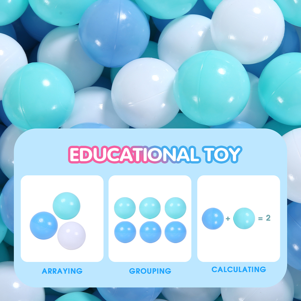 100Pcs Colors Plastic Balls Wa - Kids Outdoor Play Tent recension och pris