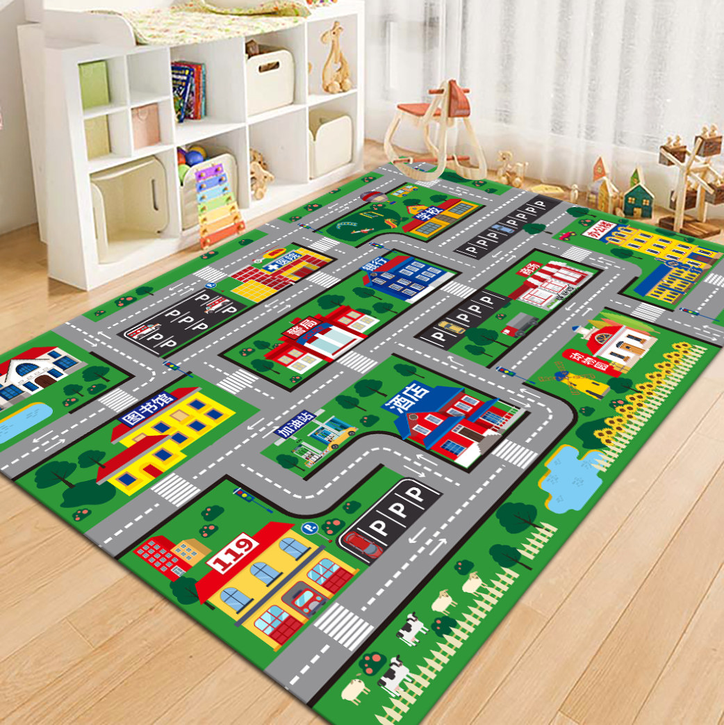 VIKAMA City Road Map Kids Play - Kids Outdoor Flooring recension och pris