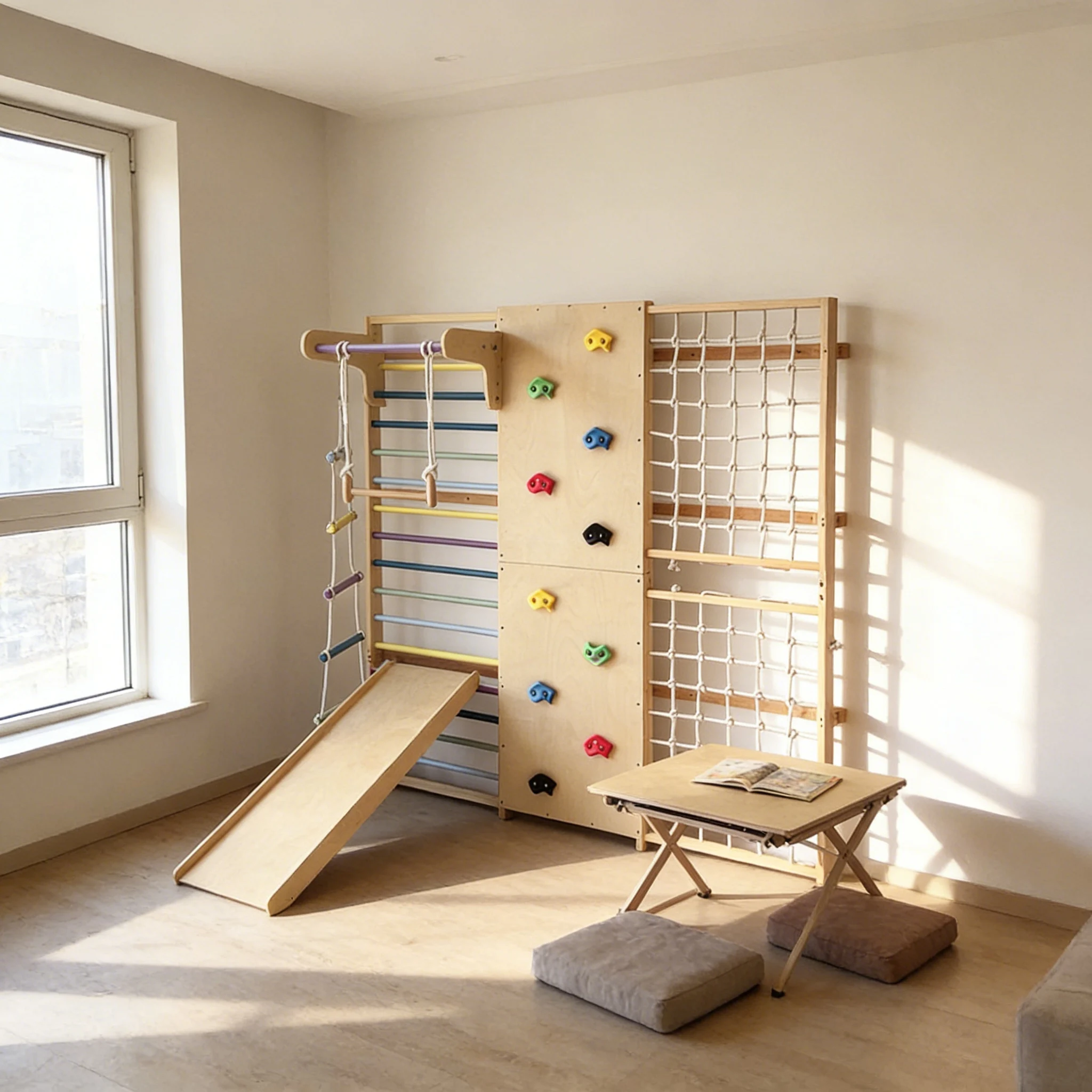 2026 Professional Grade Climbi - Kids Outdoor Wooden Climbing Frame recension och pris