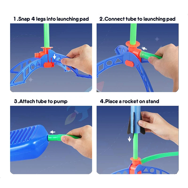 B Kid Outdoor Rocket Foot Pump - Kids Outdoor Toys B&Q recension och pris