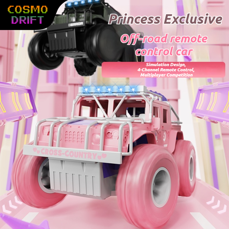 Super Large Pink RC Off-Road C - Kids Outdoor Dirt Toys recension och pris