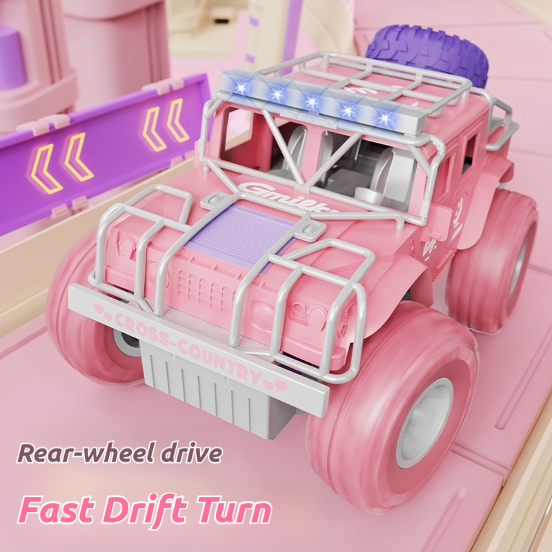 Super Large Pink RC Off-Road C - Kids Outdoor Dirt Toys recension och pris