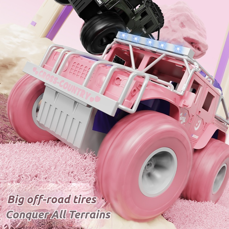 Super Large Pink RC Off-Road C - Kids Outdoor Dirt Toys recension och pris