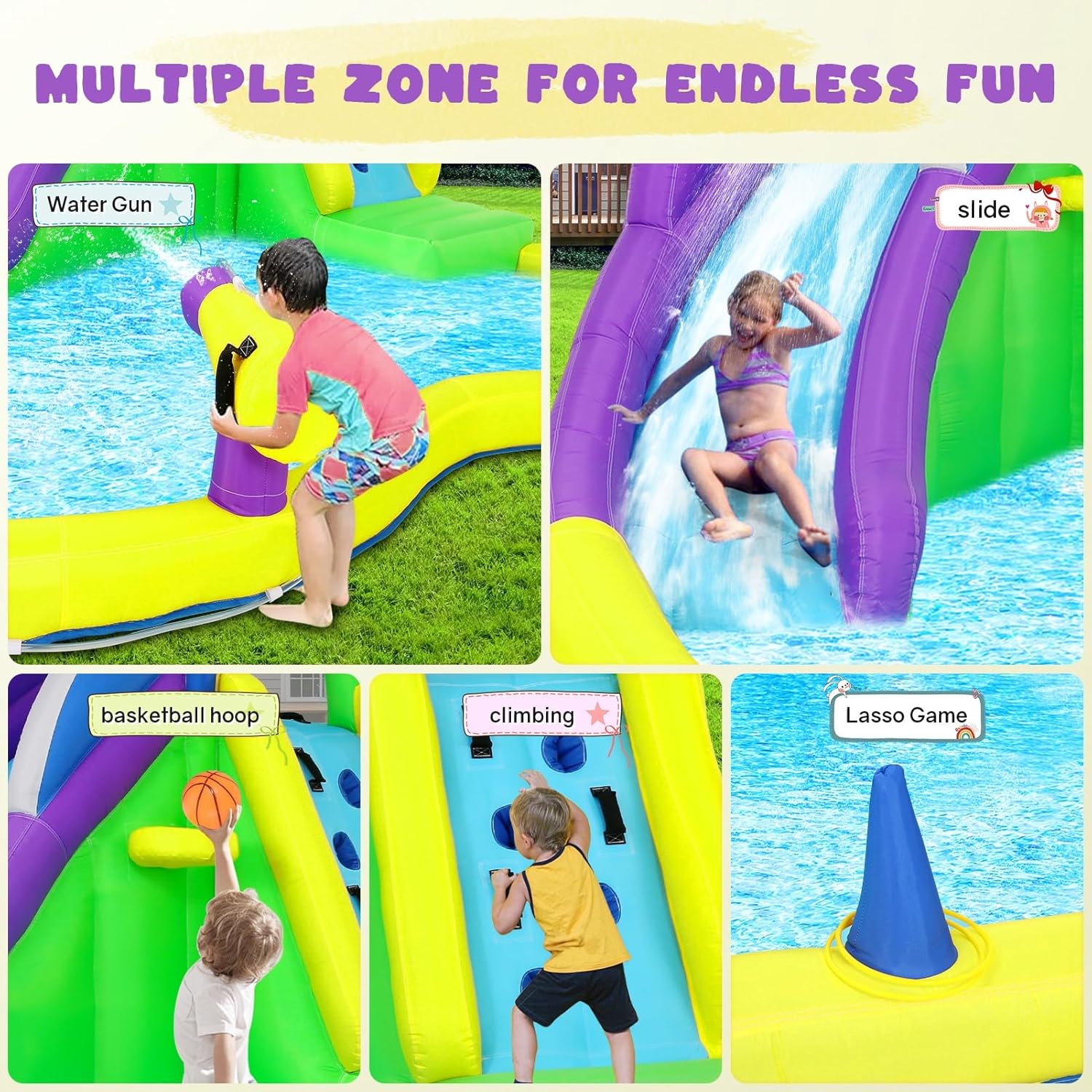 13x14FT Inflatable Bounce Hous - Play Kids Outdoor recension och pris